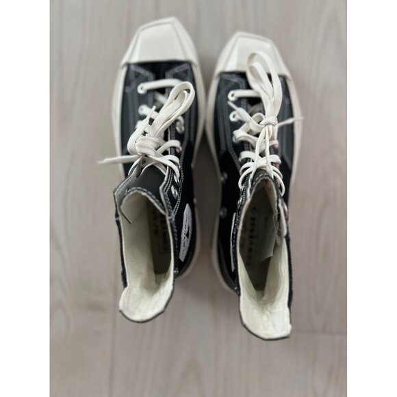 Converse A06435C Black Chuck 70 De Luxe Squared High Top Sneakers ( 6.5 ) - Picture 8 of 9